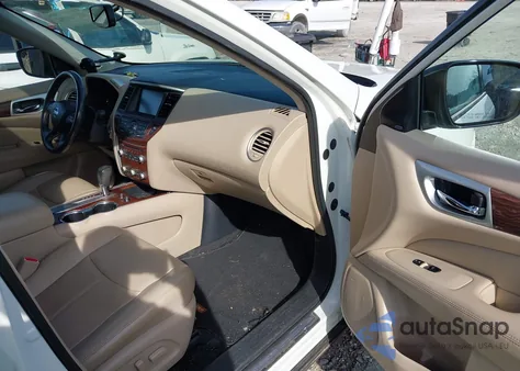 2017 Nissan Pathfinder Platinum from USA, damaged, VIN 5N1DR2MN2HC676755